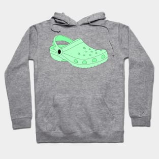 Green Crocs Shoe Hoodie